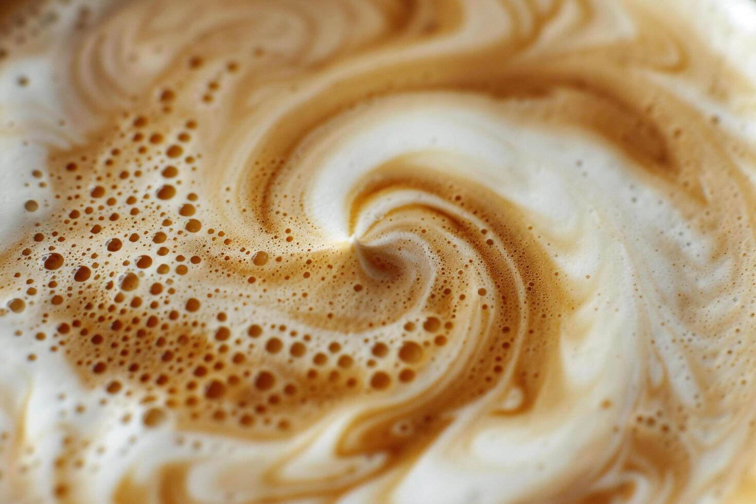 of Latte with Swirls Background photo