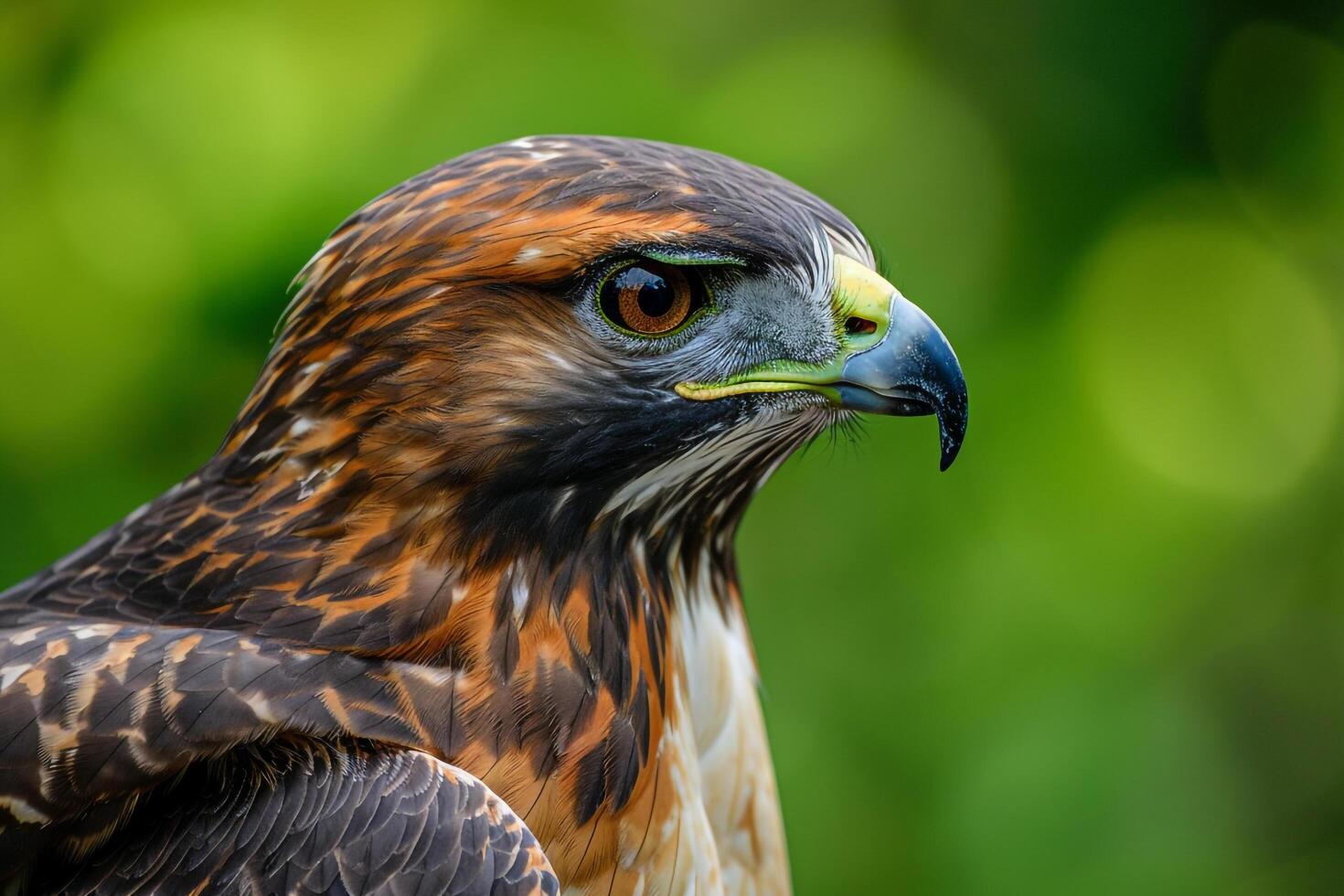 of Bird with Green Background photo