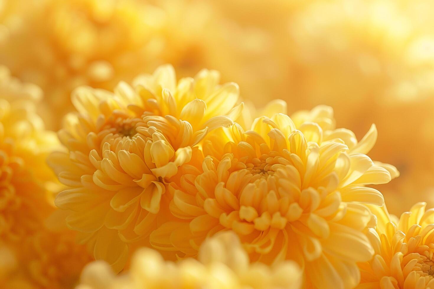 Yellow Flowers in Vase with Sunlight Background photo