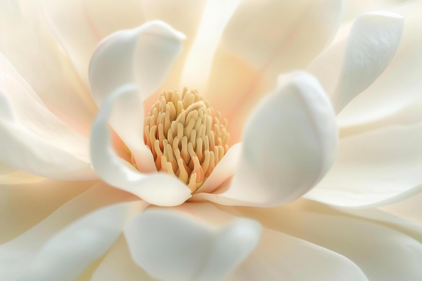 White magnolia flower with background photo