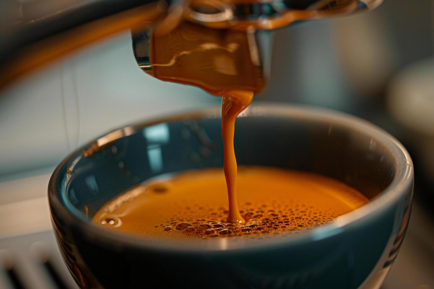 A Coffee Being Poured into a Cup Background photo