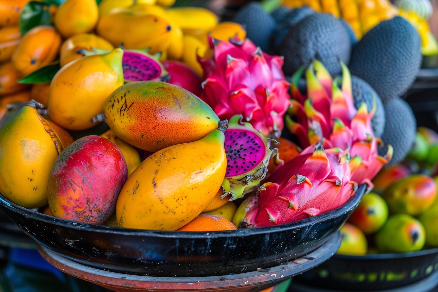 A Bowl Full of Fruit Background photo