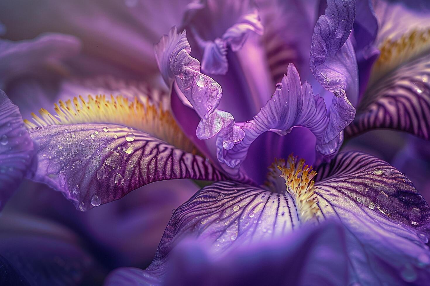 Purple Iris Flower Background photo