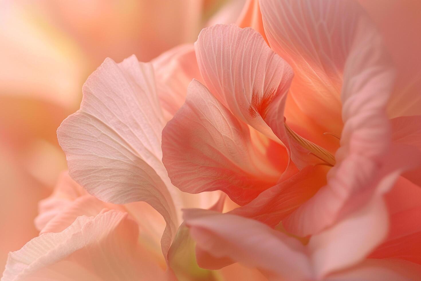 A  of a Pink Flower with Soft Light photo