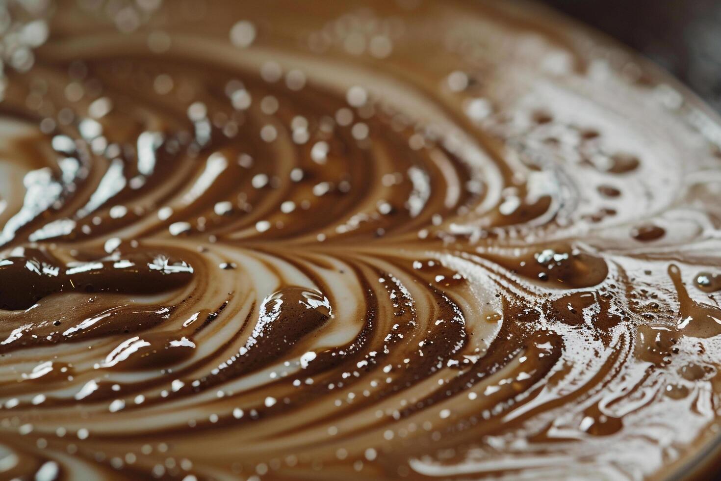 of a coffee cup with swirls background photo