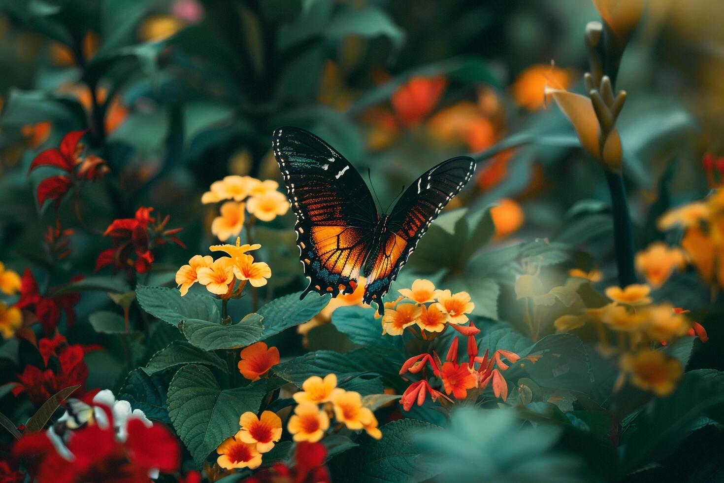 Vivid Butterfly Flower Seeds Image Digital Art Vivid Butterfly Flower Seeds Image Digital Art