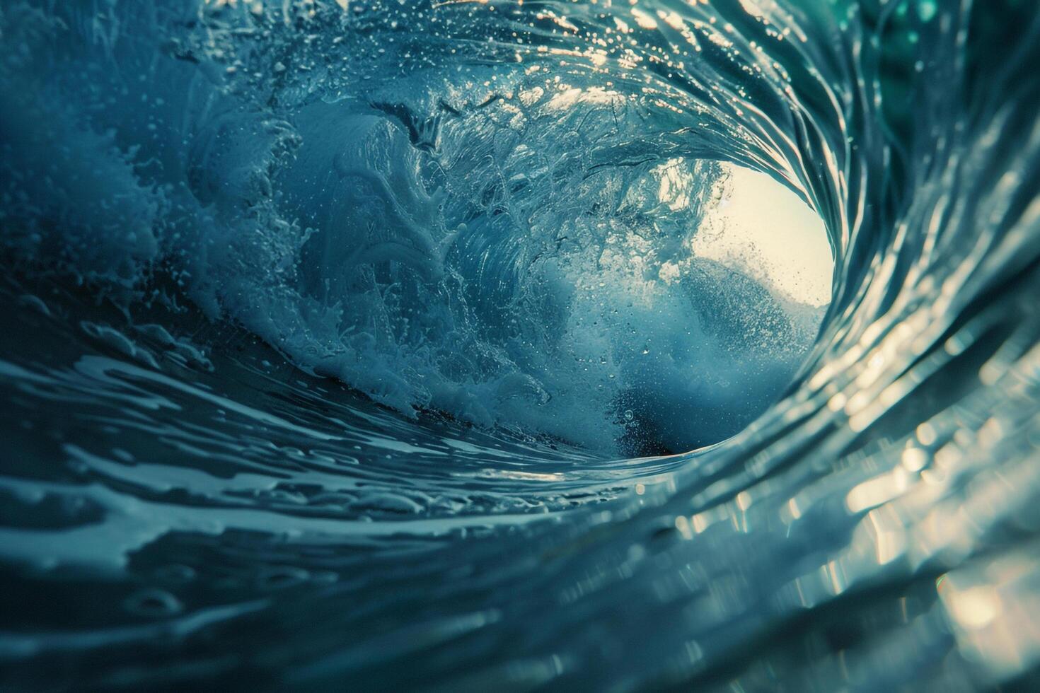Inside Wave View Background photo