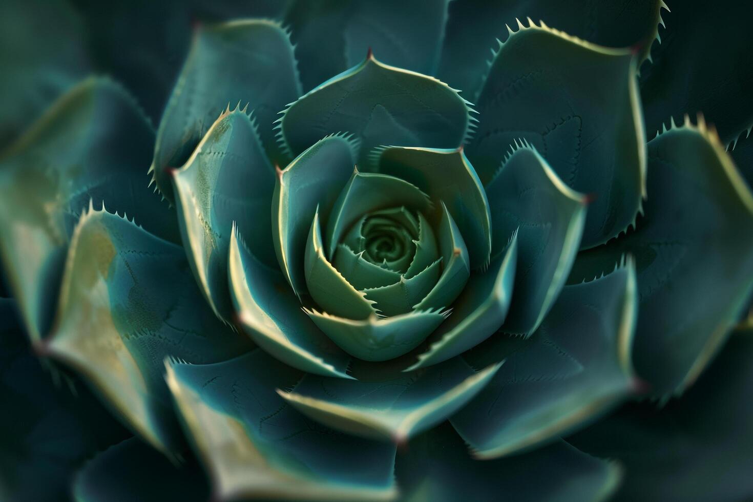 Green Plant with Flower Background photo