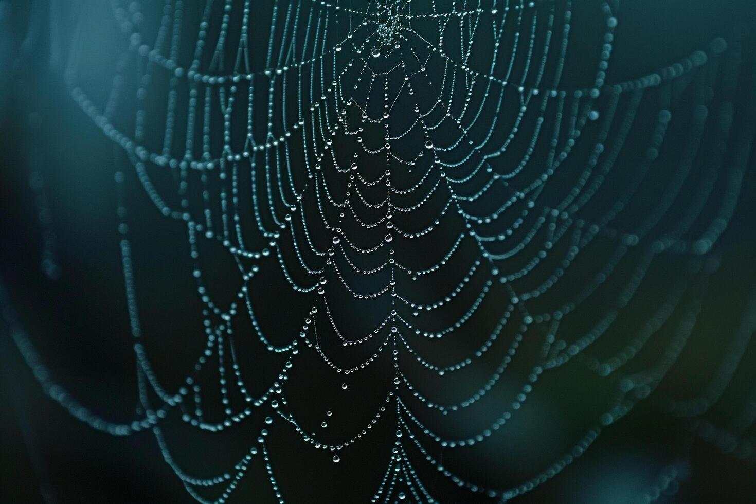 Spider Web with Dew Drops Background photo