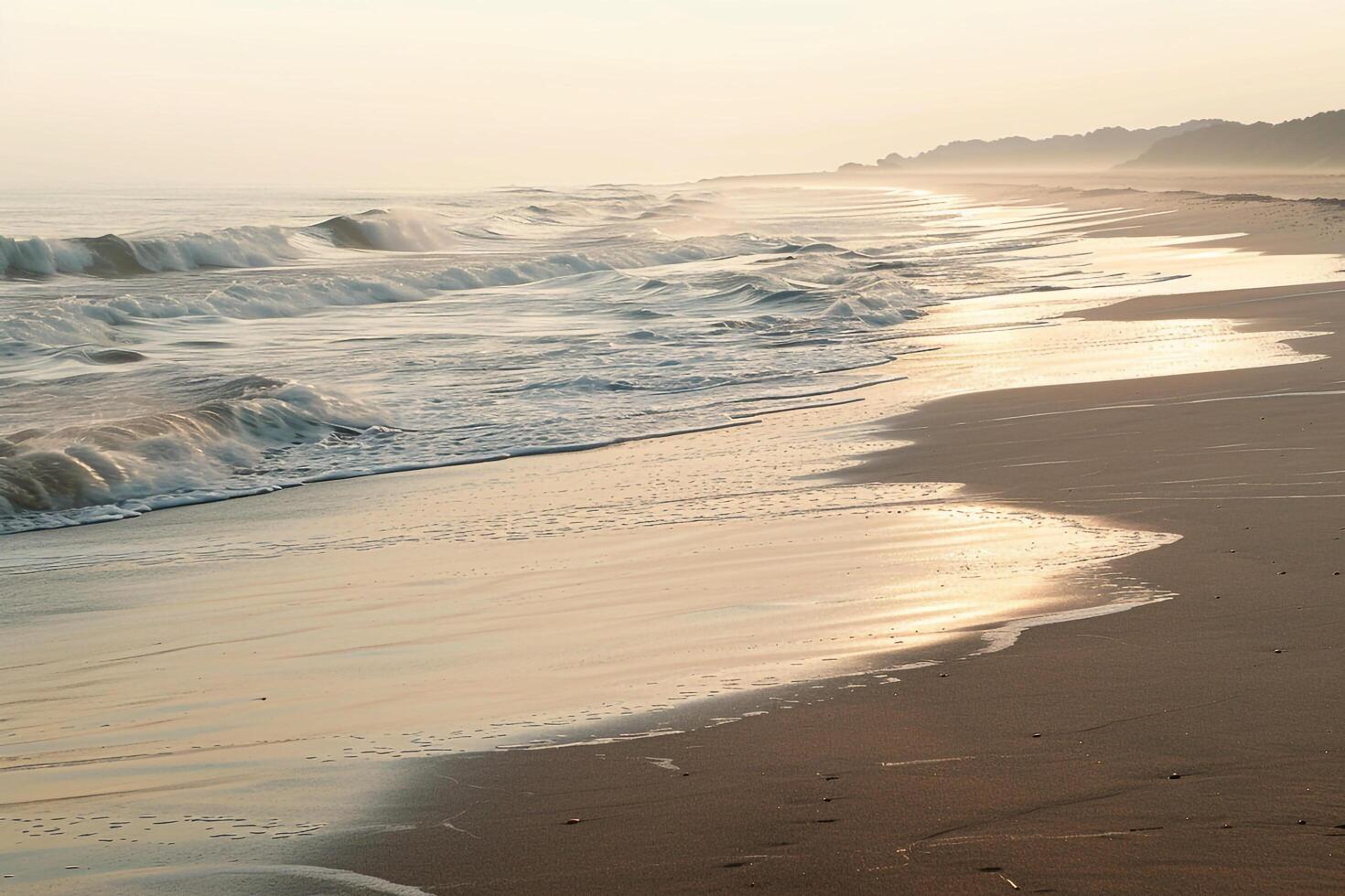a person walking on the beach with a surfboard background photo