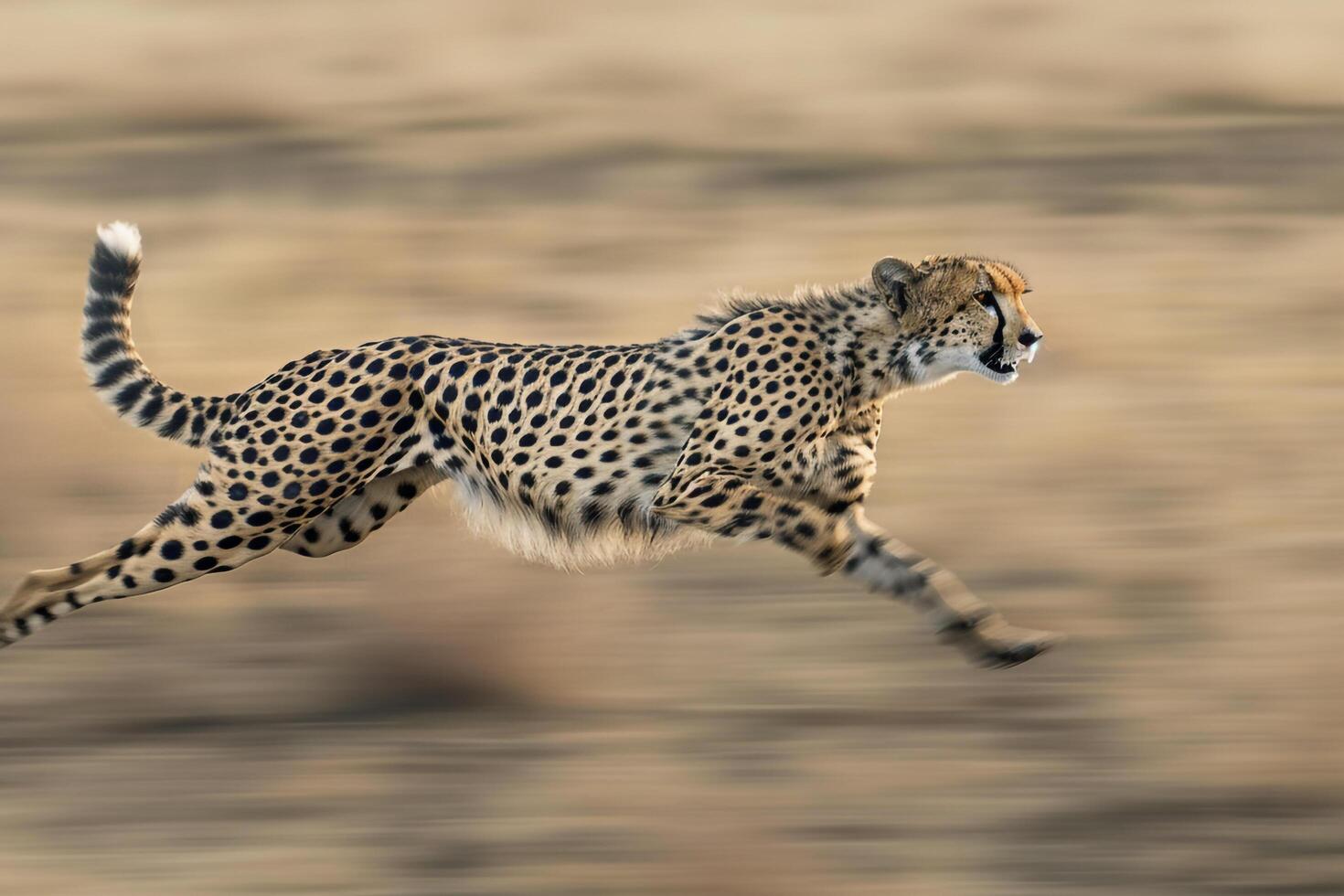 a cheetah running in the wild background photo