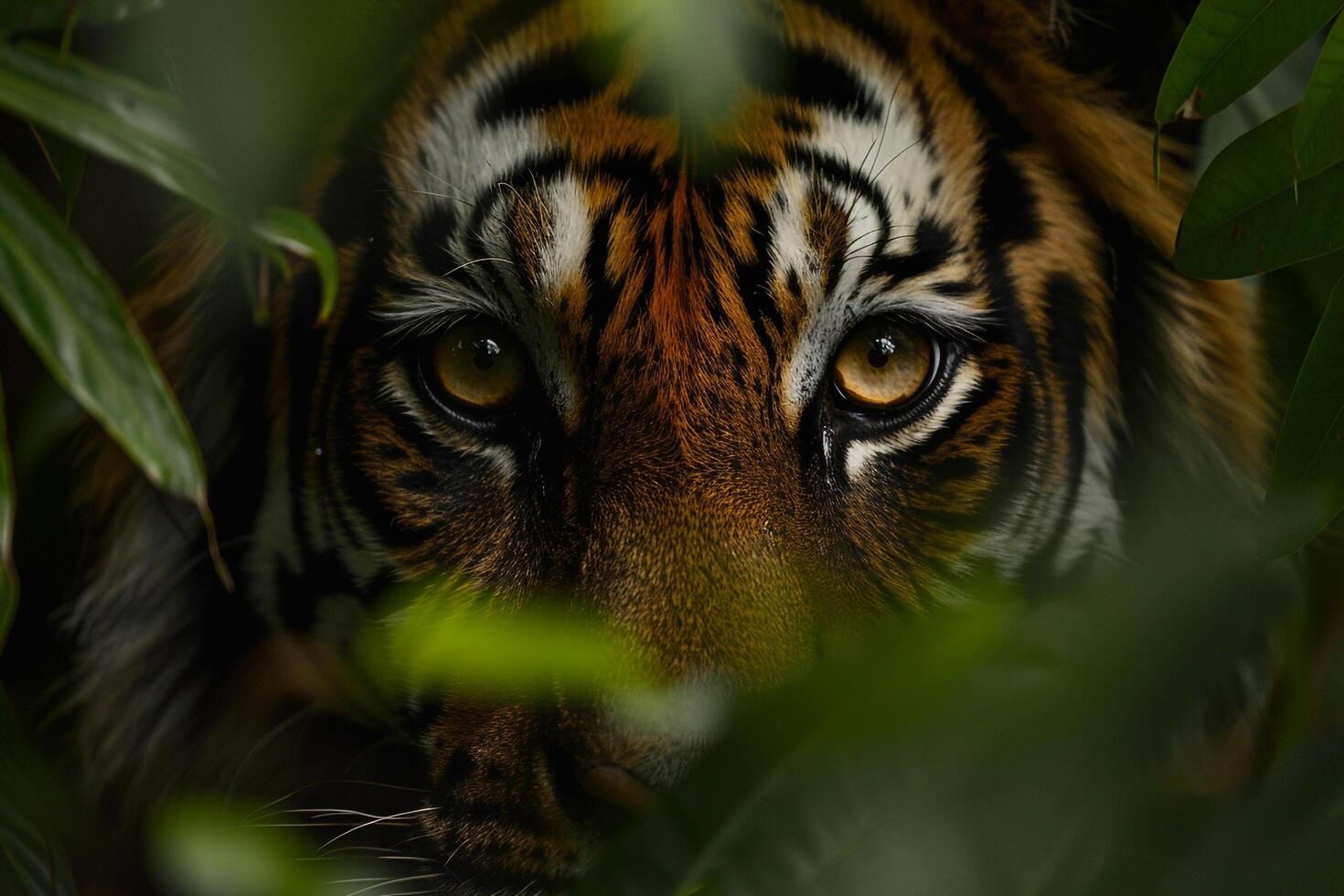 a  of a tigers face background photo