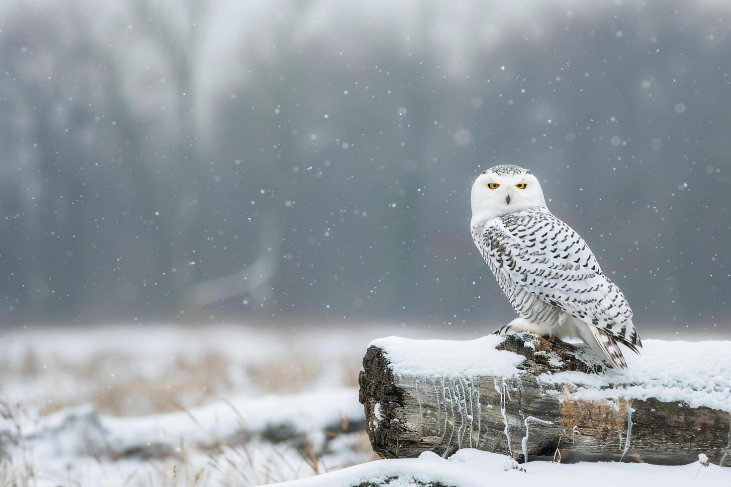 a snowy owl background photo