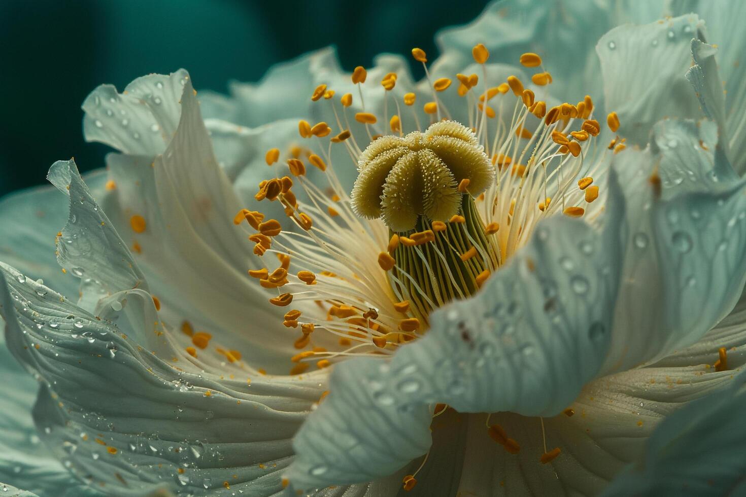 A flower with water droplets on it background photo