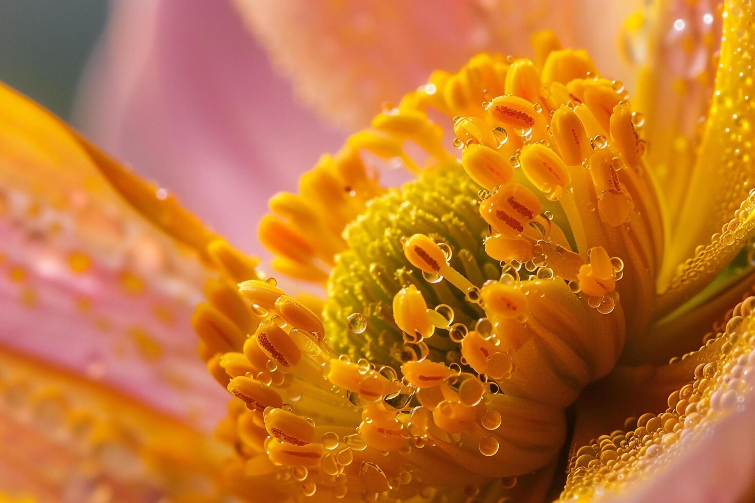 A flower with water droplets on it background photo