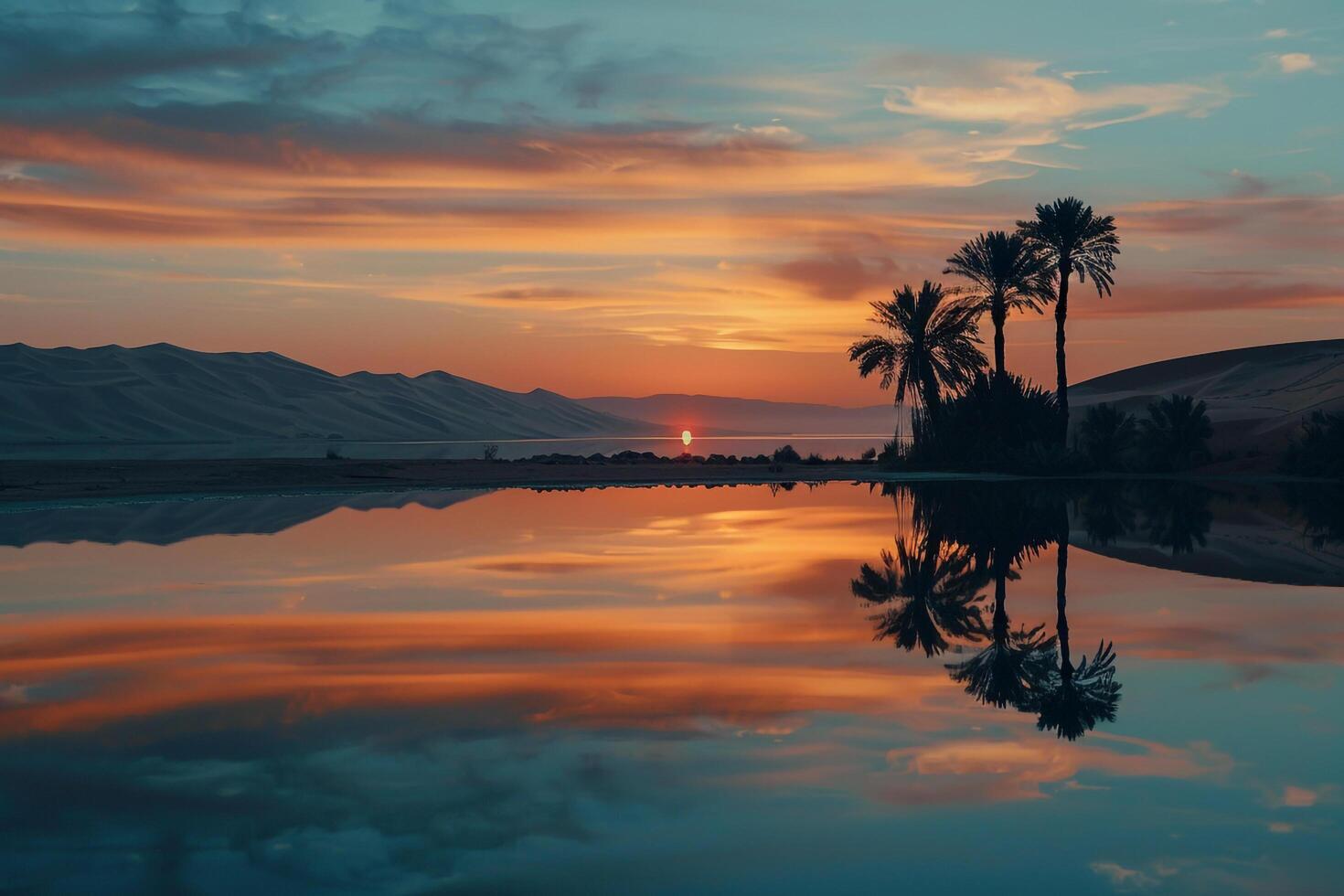 The Dead Sea in Egypt with a background photo