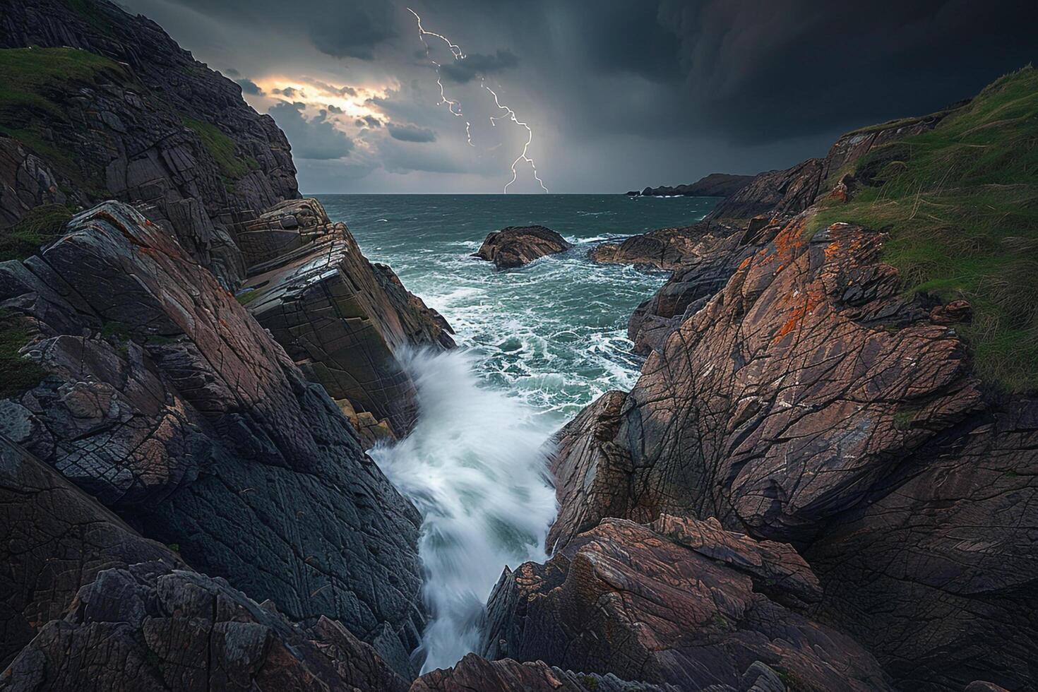 A Stormy Sky Background photo