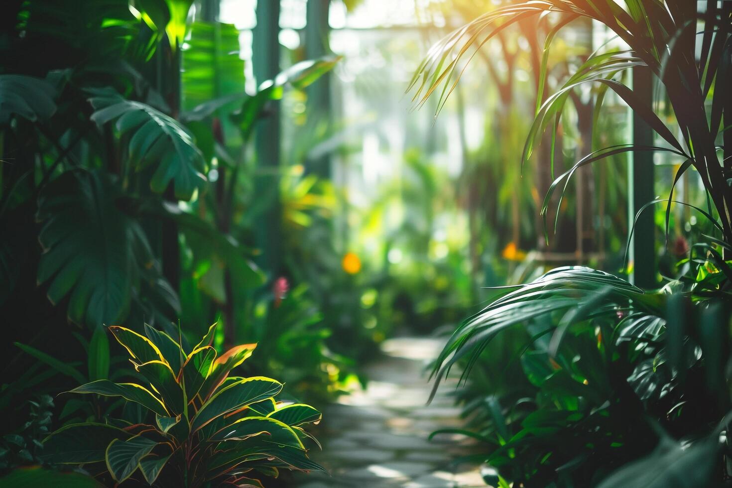 sân vườn nhiệt đới