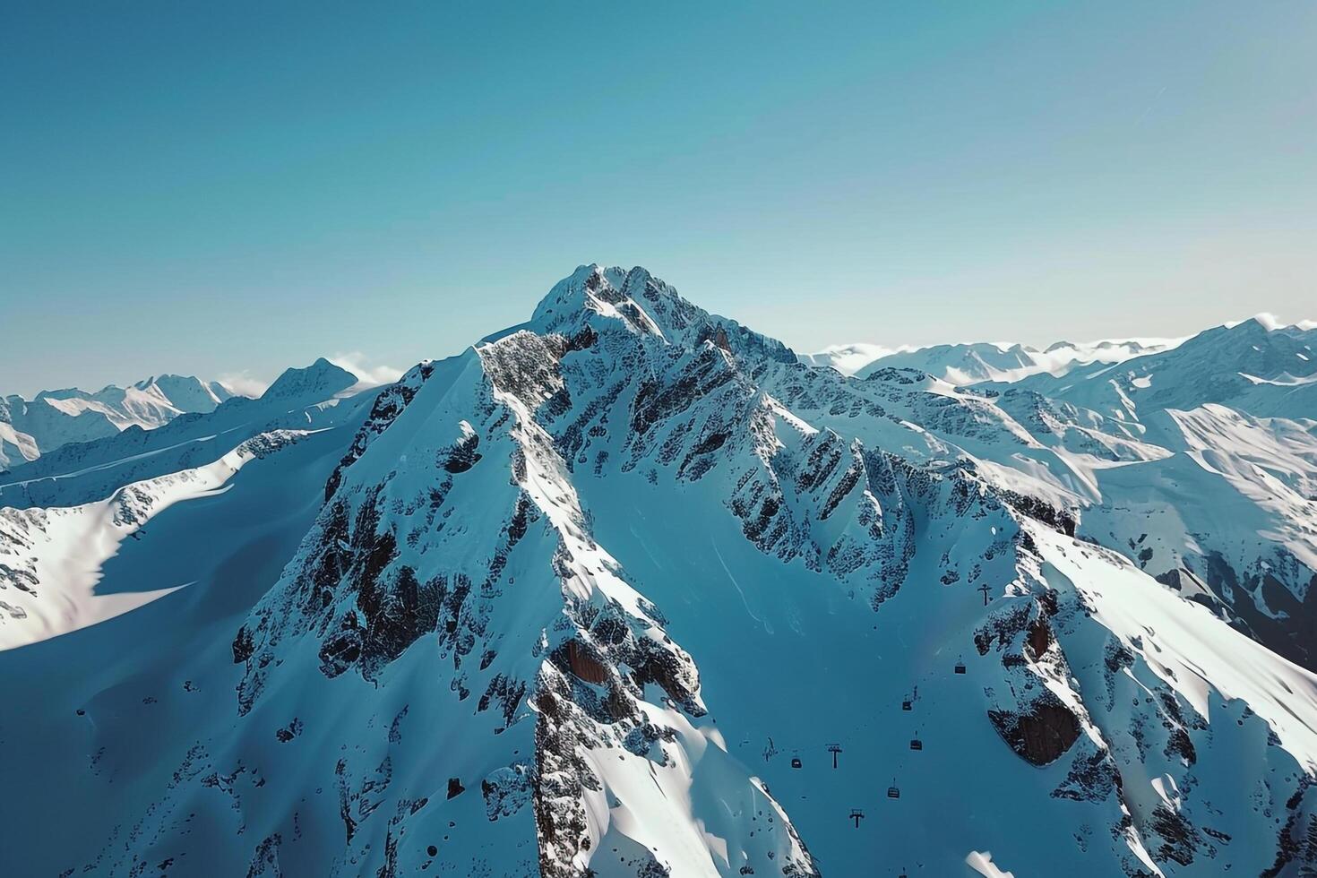 a mountain range is shown in this photo background