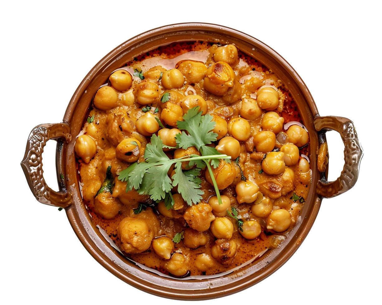 chickpeas in curry photo