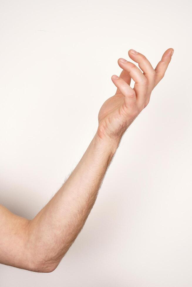 Hand sign language photo