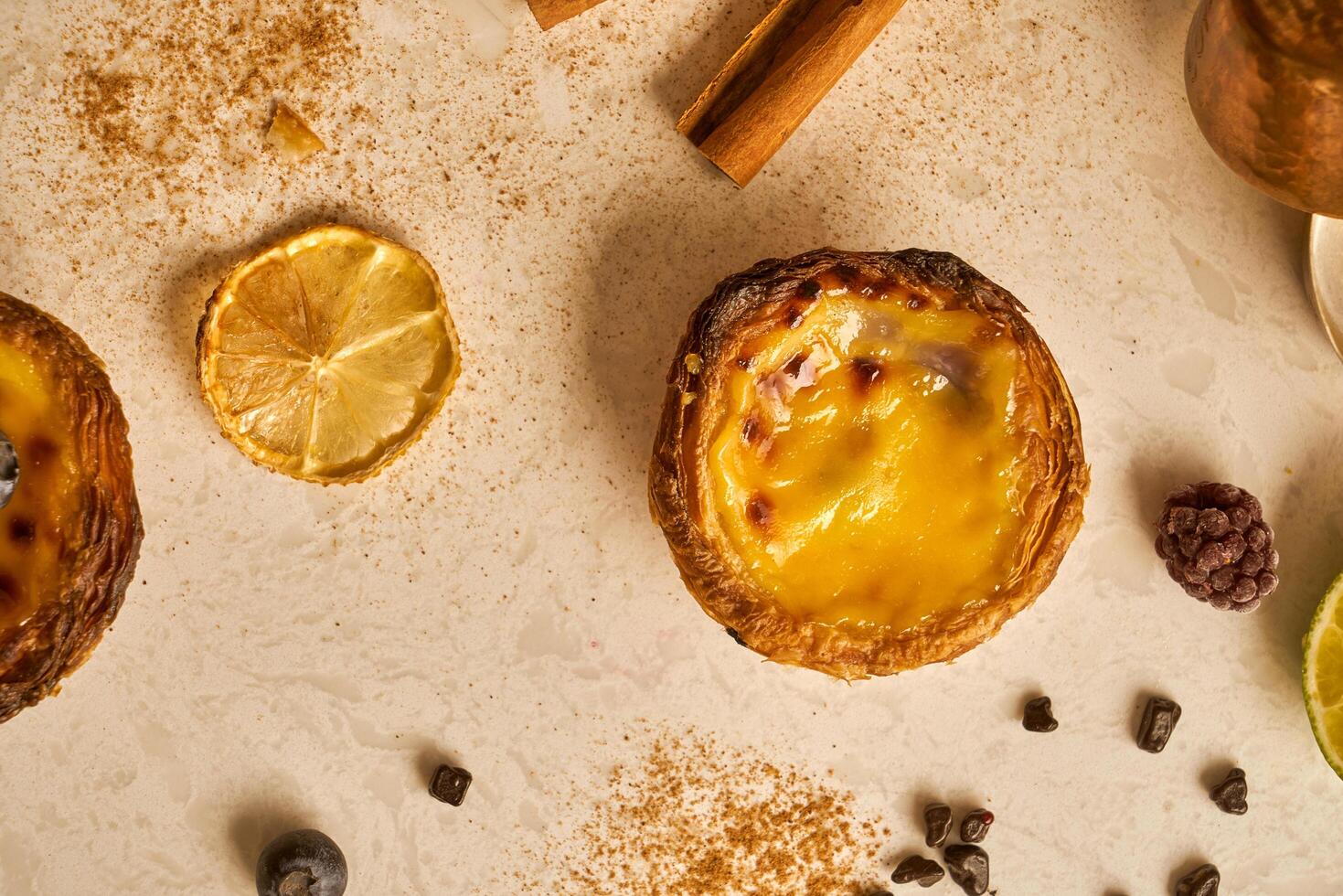 Portuguese dessert De Nata photo