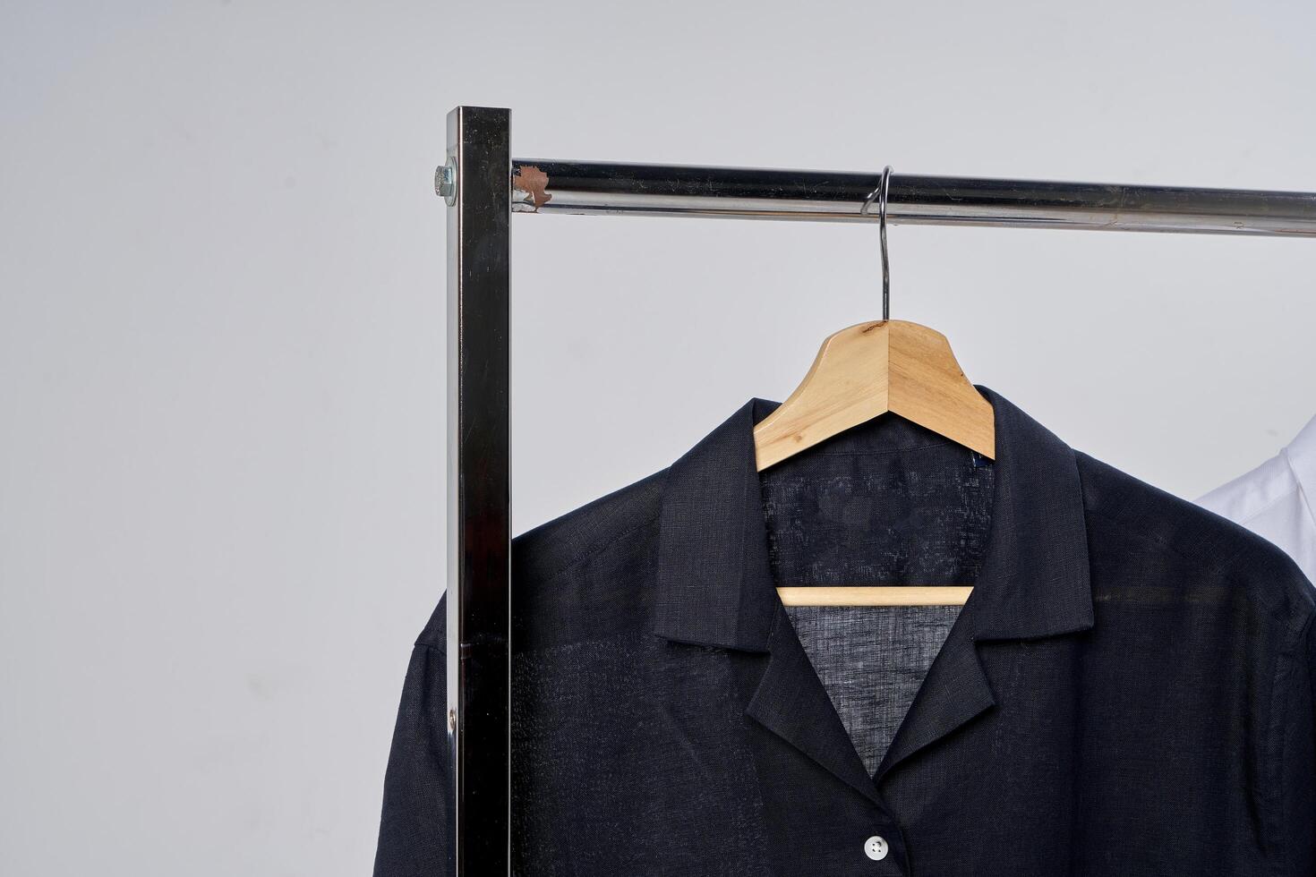 pastel colored linen casual shirts photo