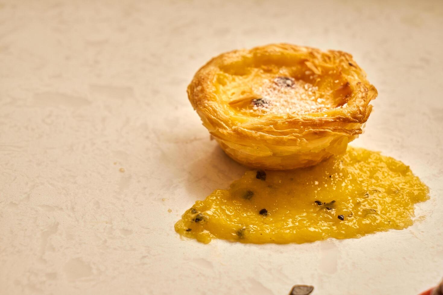 Portuguese dessert De Nata photo