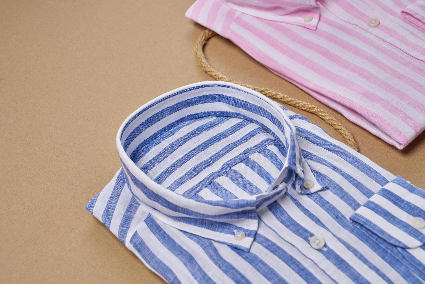 Colorful casual sports shirts for summer photo