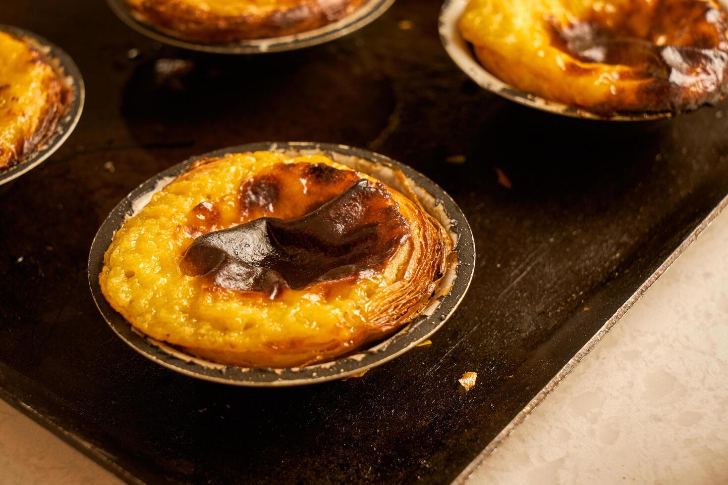 Portuguese dessert De Nata photo