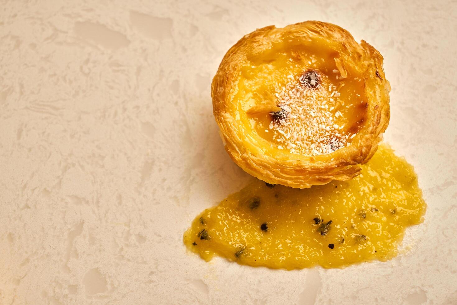 Portuguese dessert De Nata photo