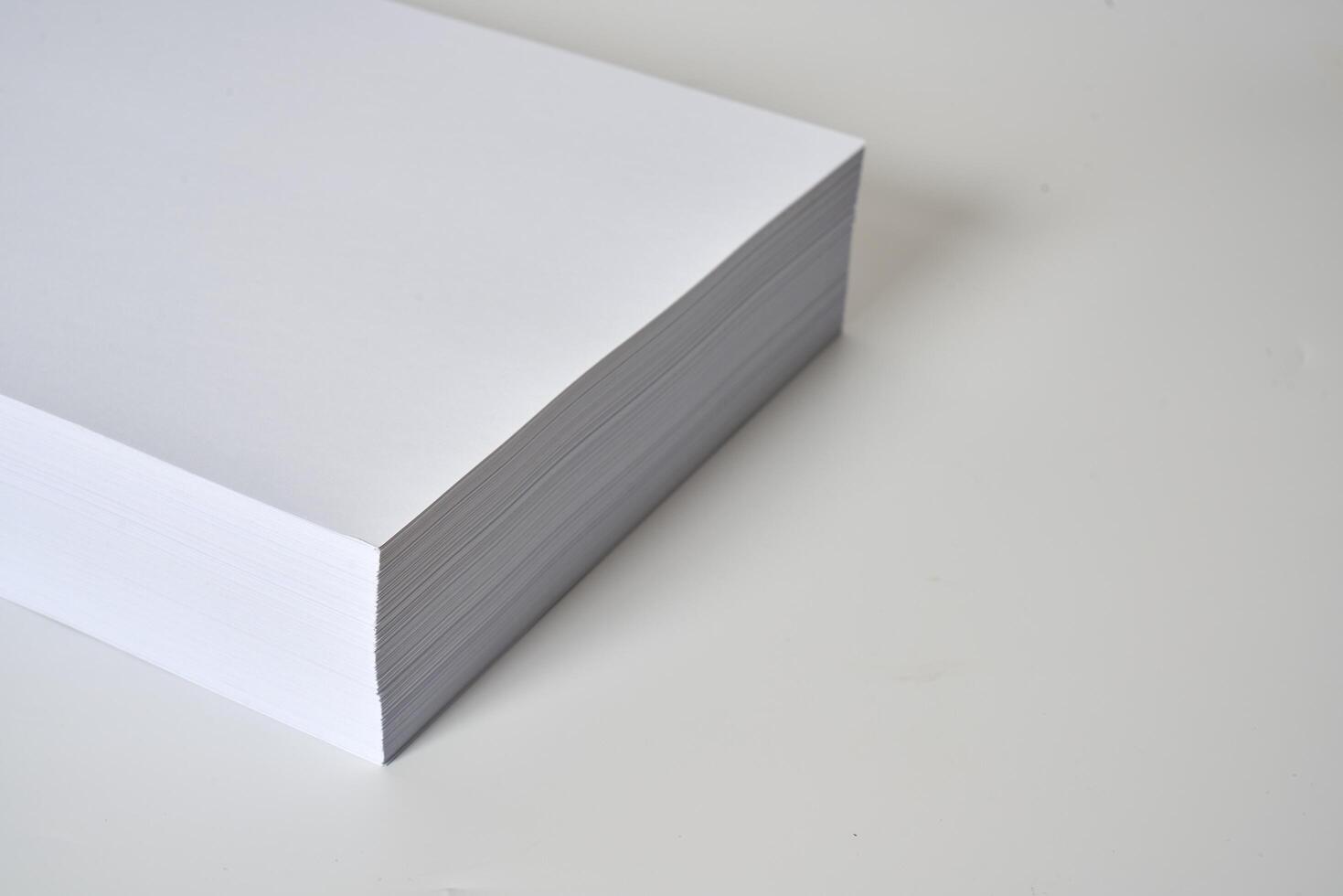 a 4 paper on a white background photo