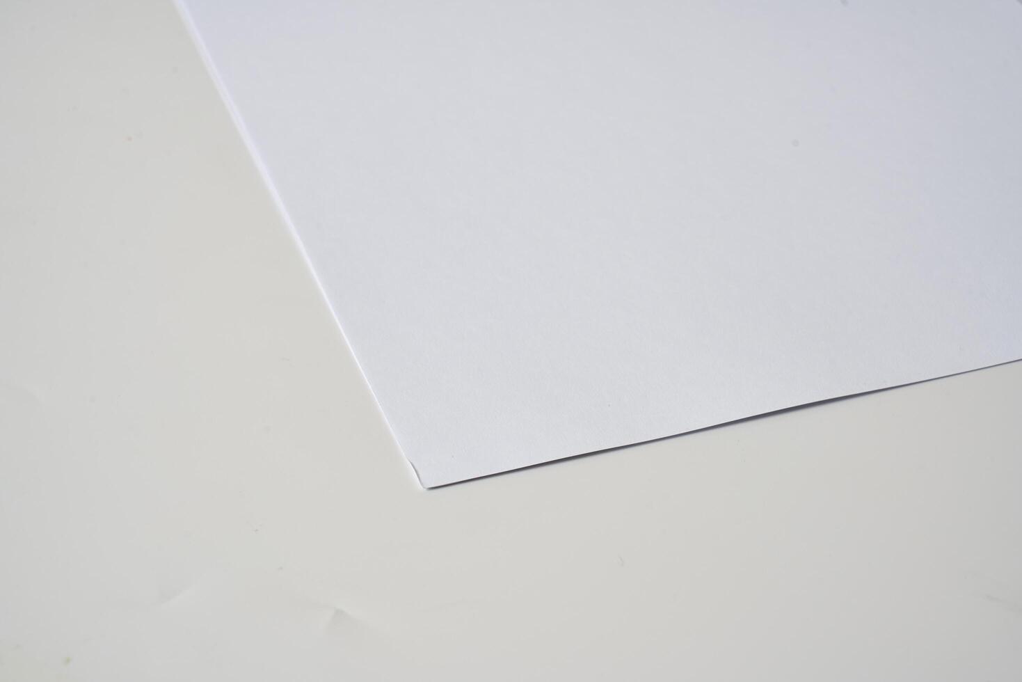 a 4 paper on a white background photo