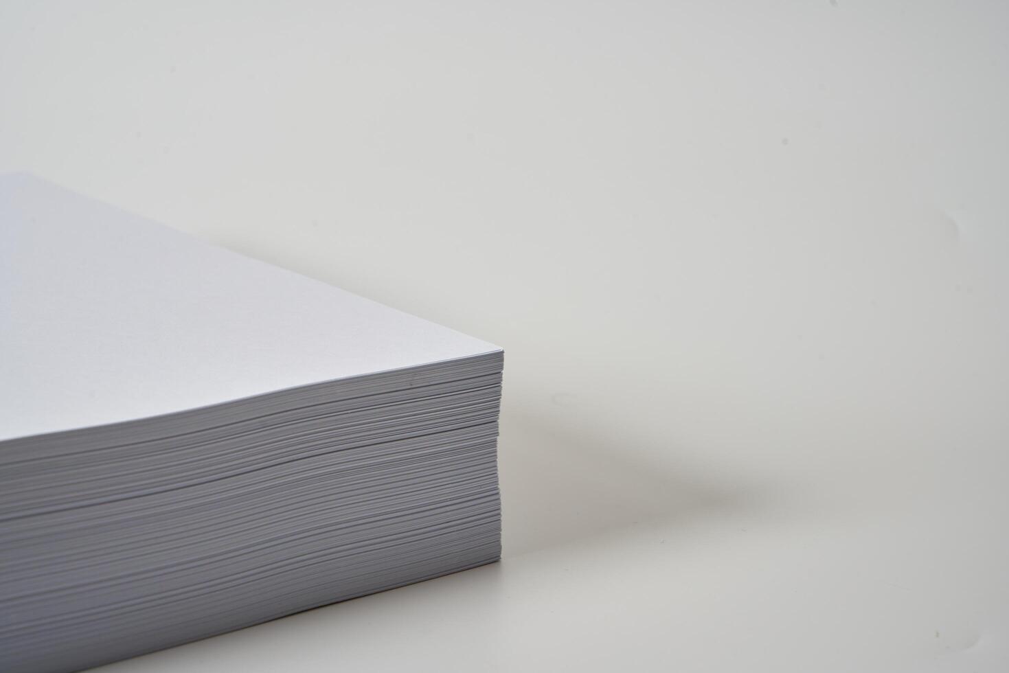 a 4 paper on a white background photo