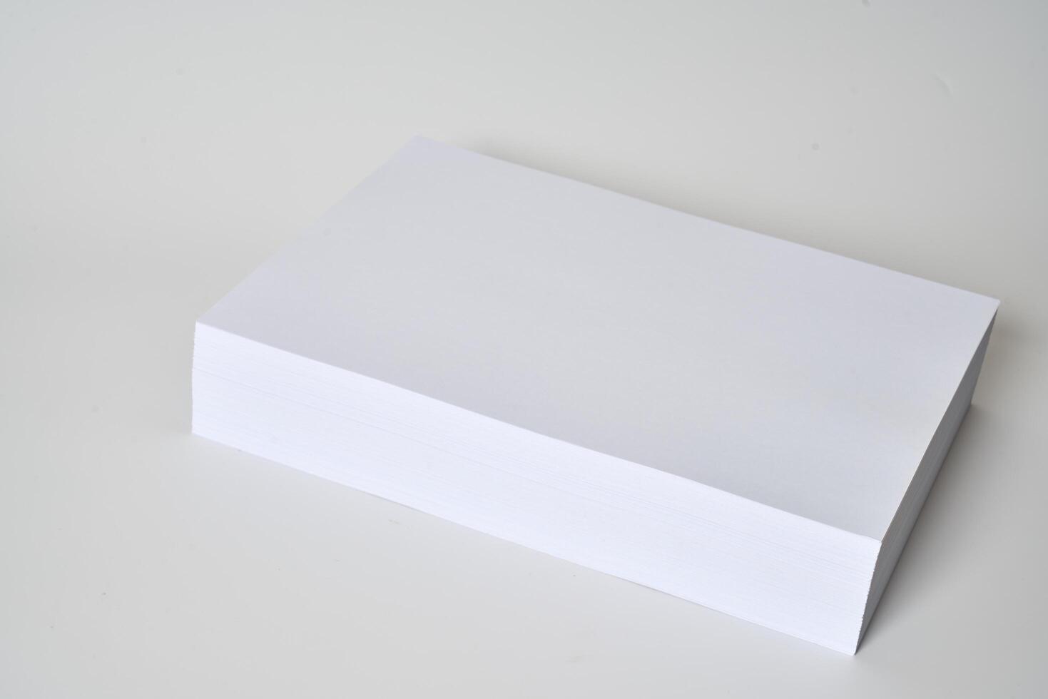 a 4 paper on a white background photo