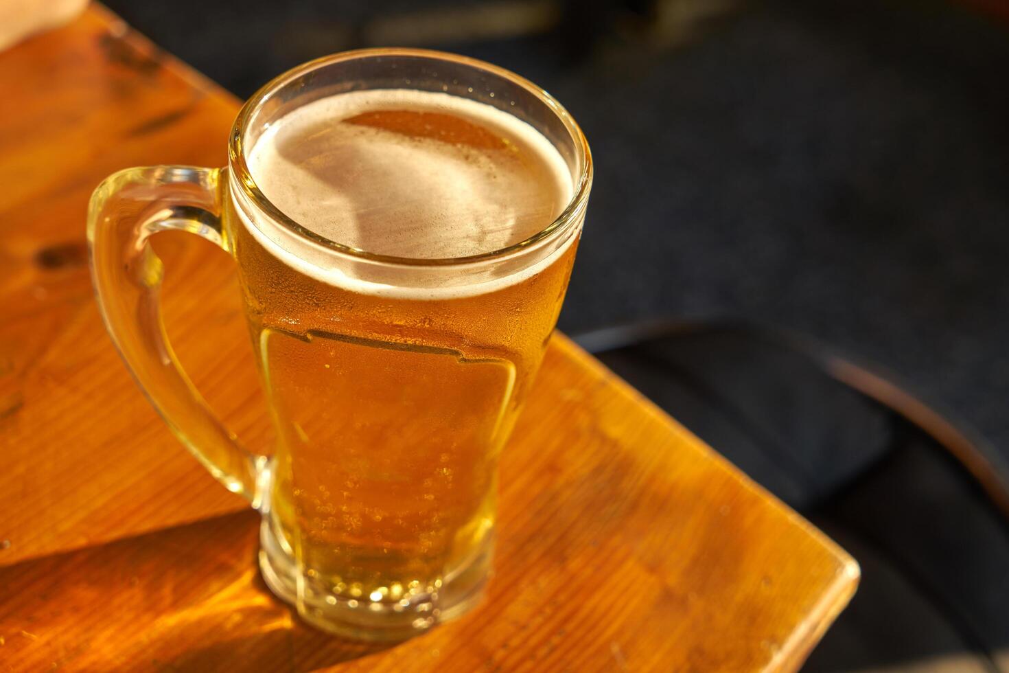 male hands holding beer photo