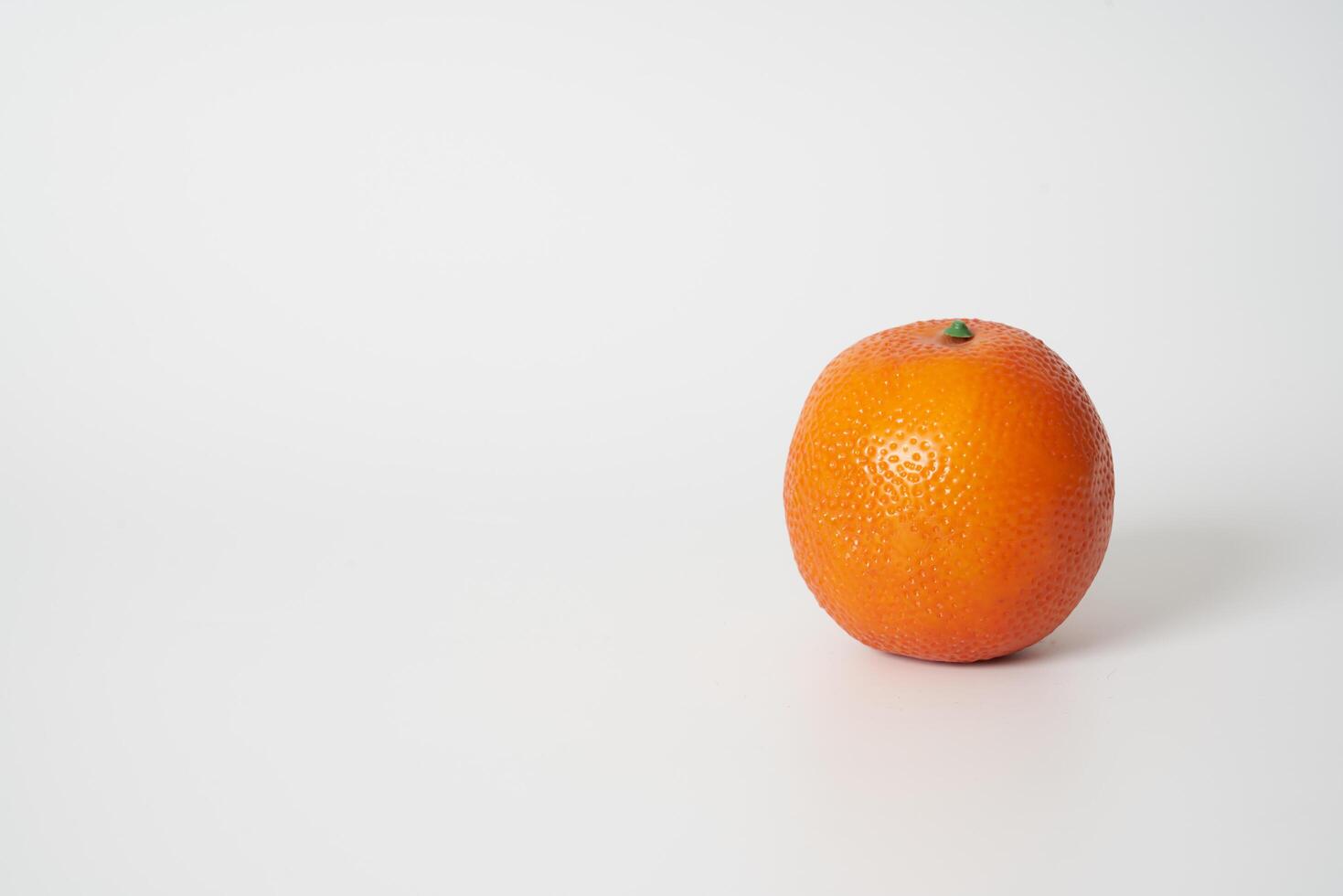 orange on a white background photo