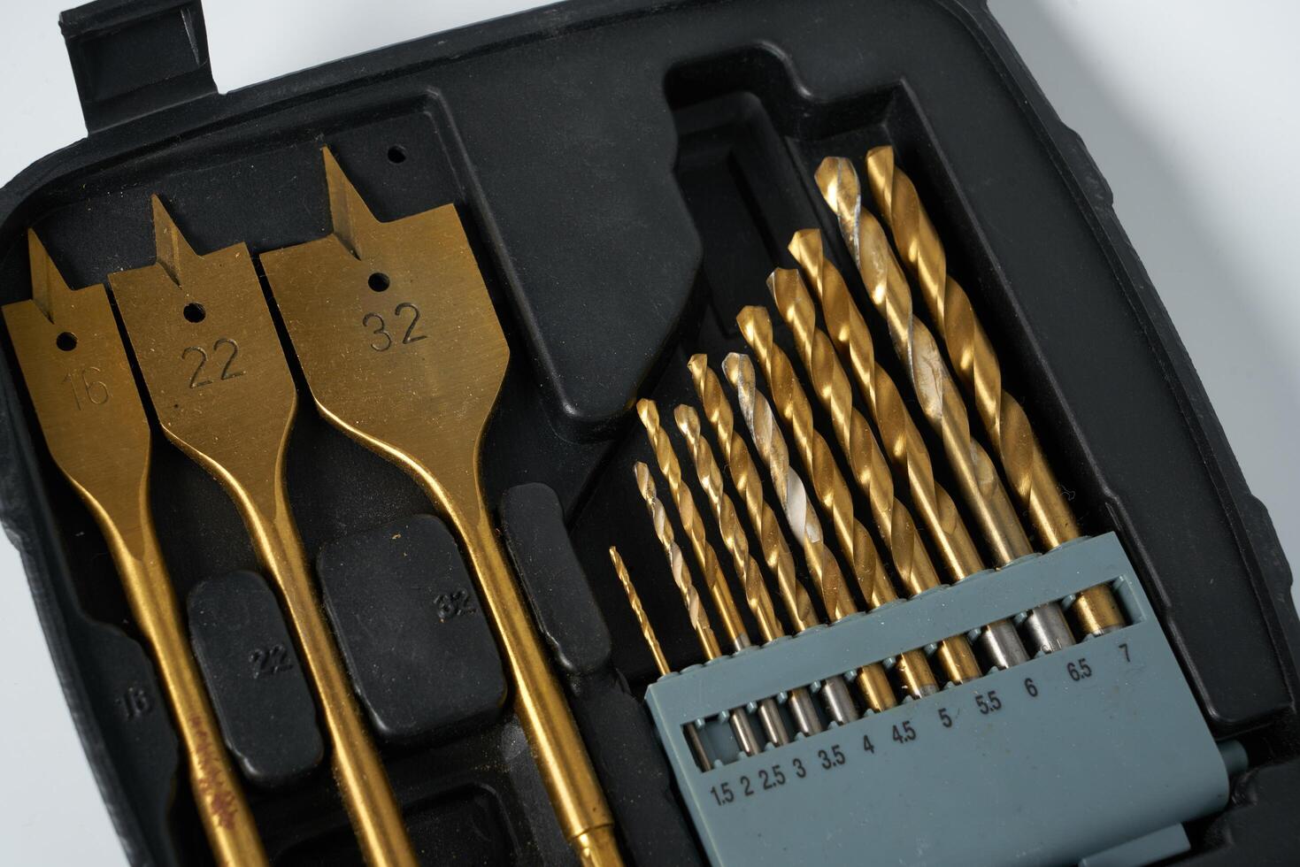Stainless steel drill bits photo