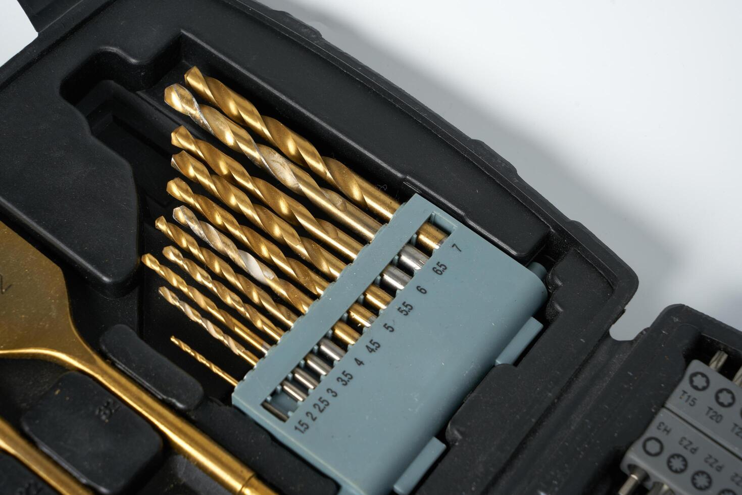 Stainless steel drill bits photo