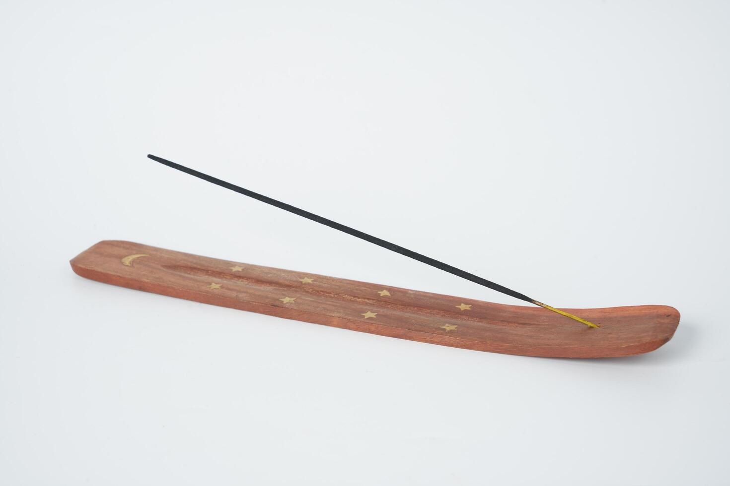 Wooden incense burner photo