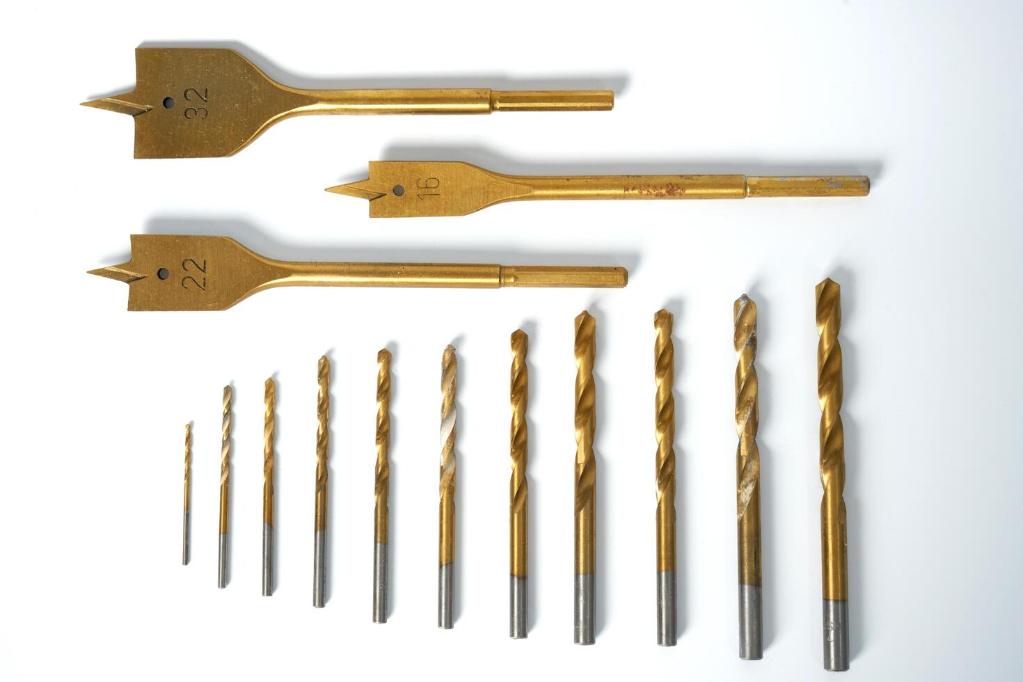 Stainless steel drill bits photo