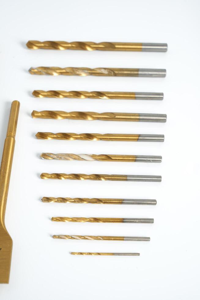 Stainless steel drill bits photo