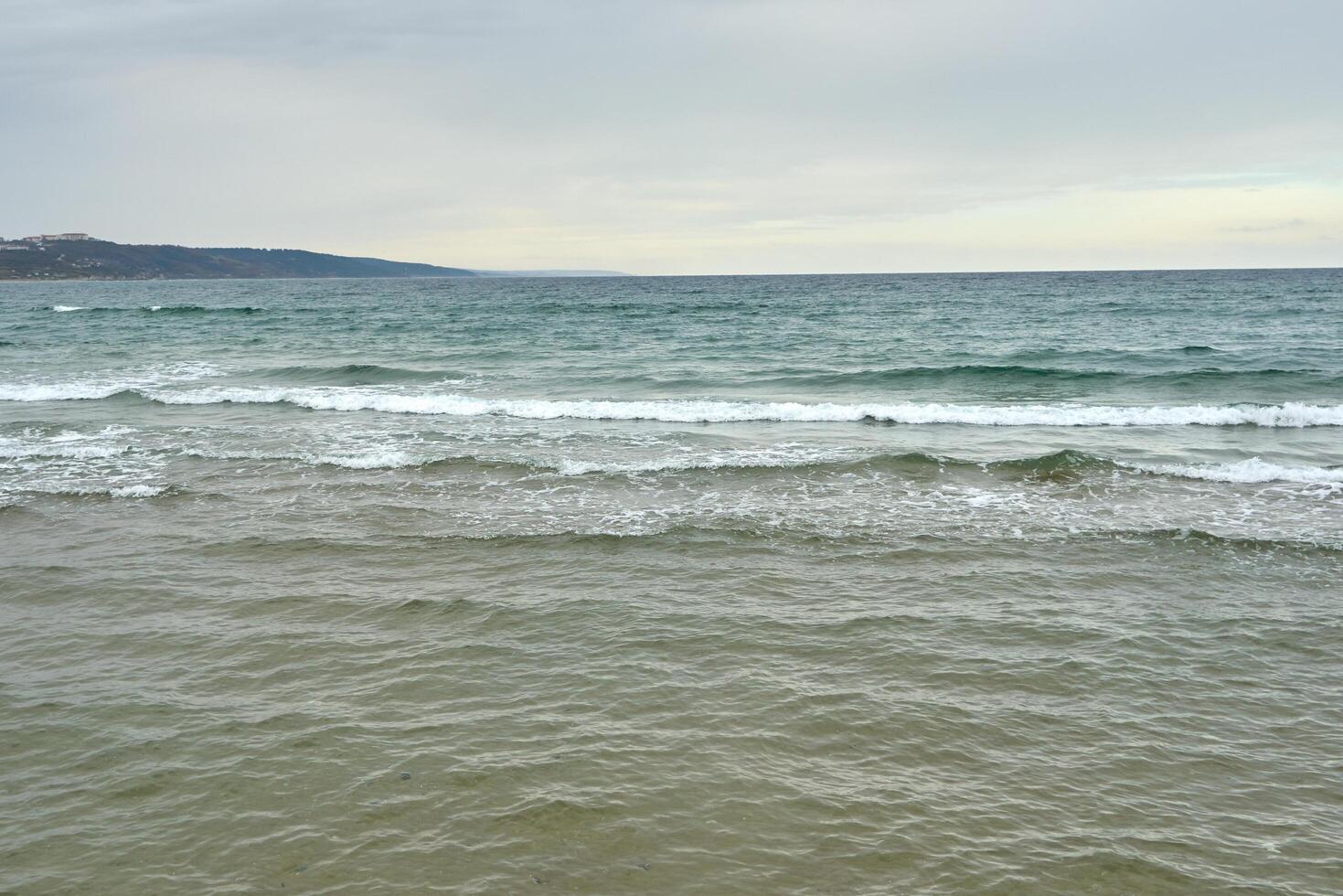 Winter sea and sky photo