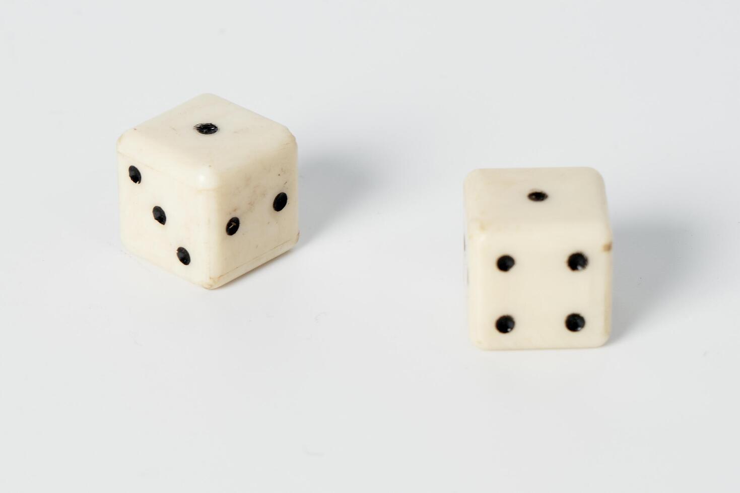 game dice on white background photo
