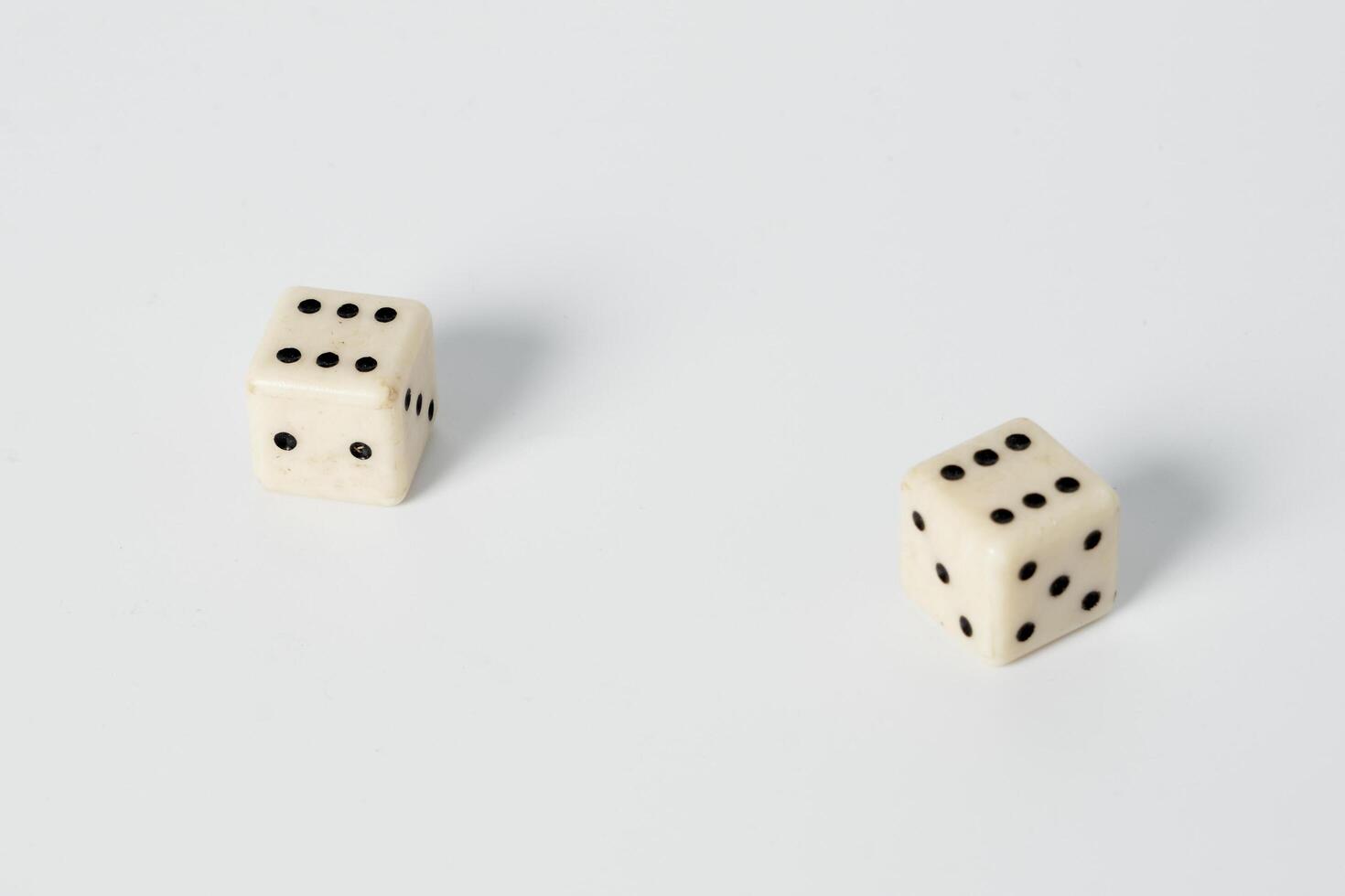 game dice on white background photo