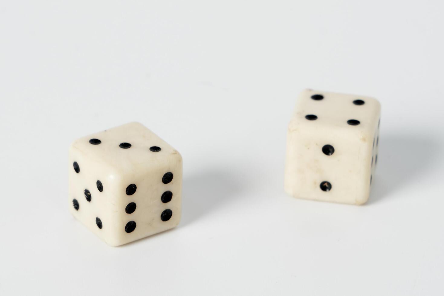 game dice on white background photo