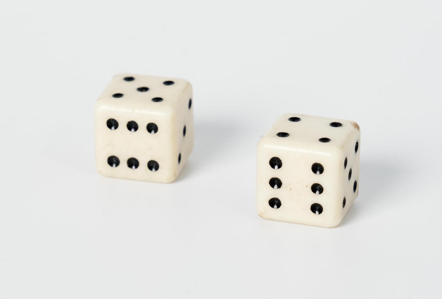 game dice on white background photo