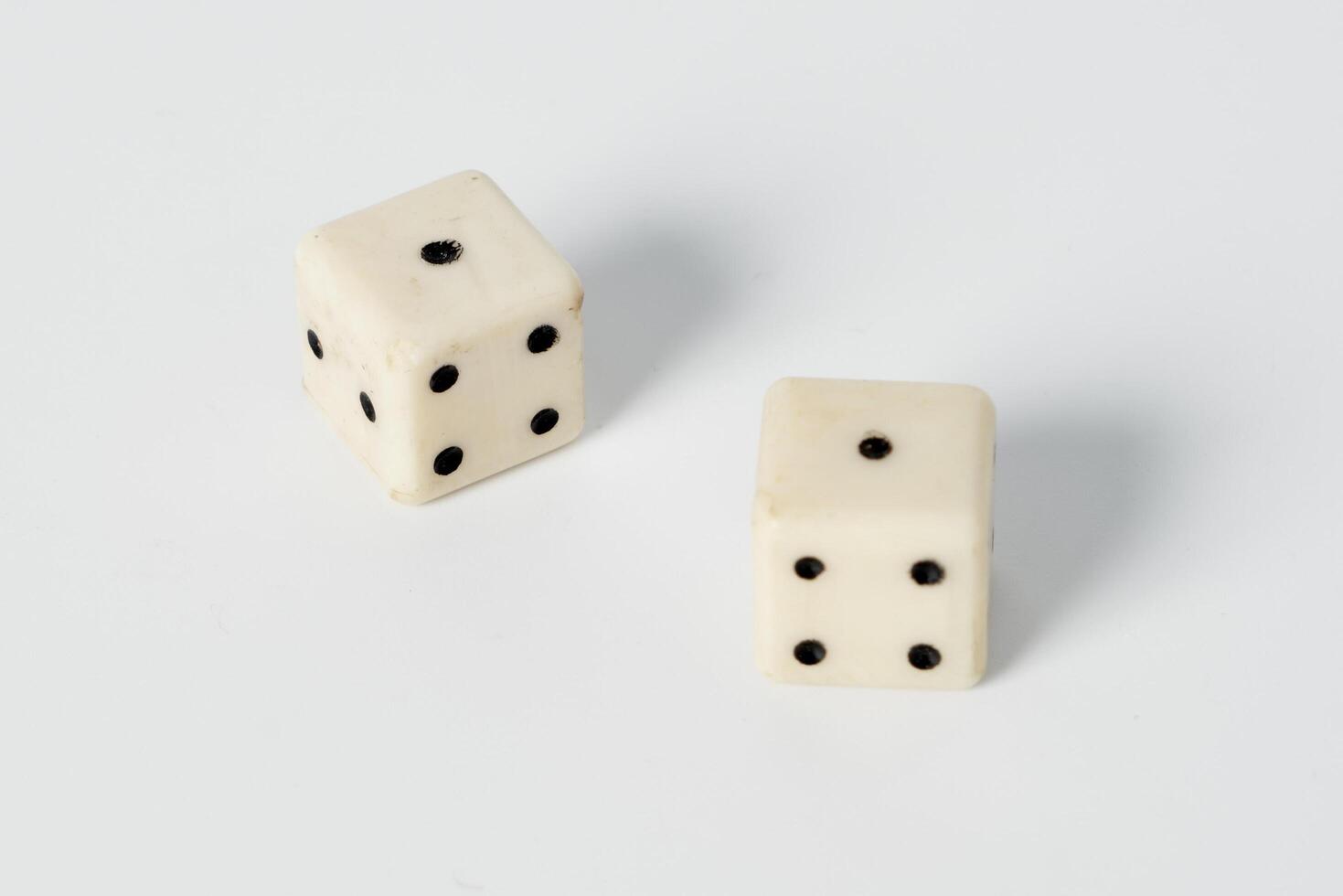 game dice on white background photo