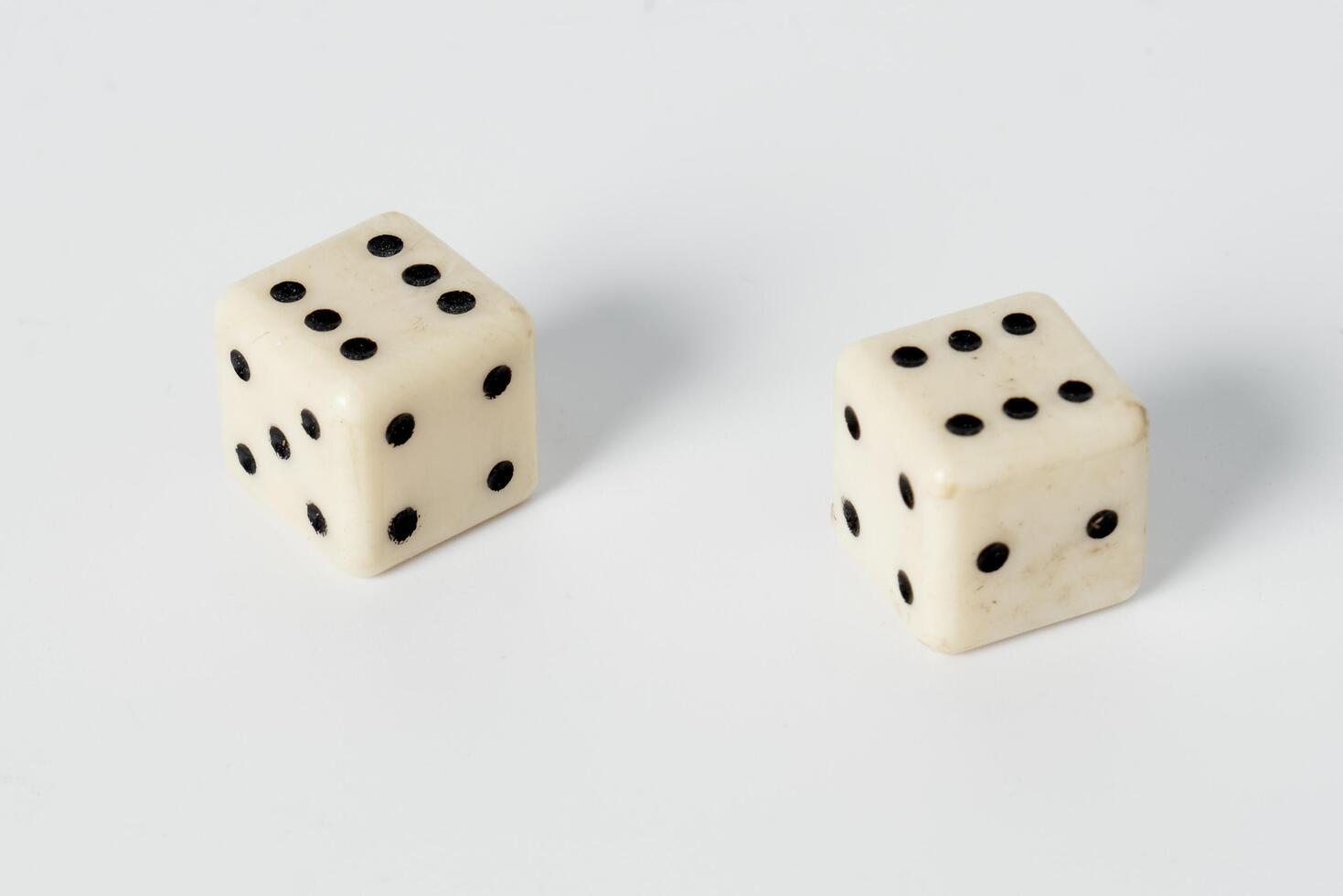 game dice on white background photo