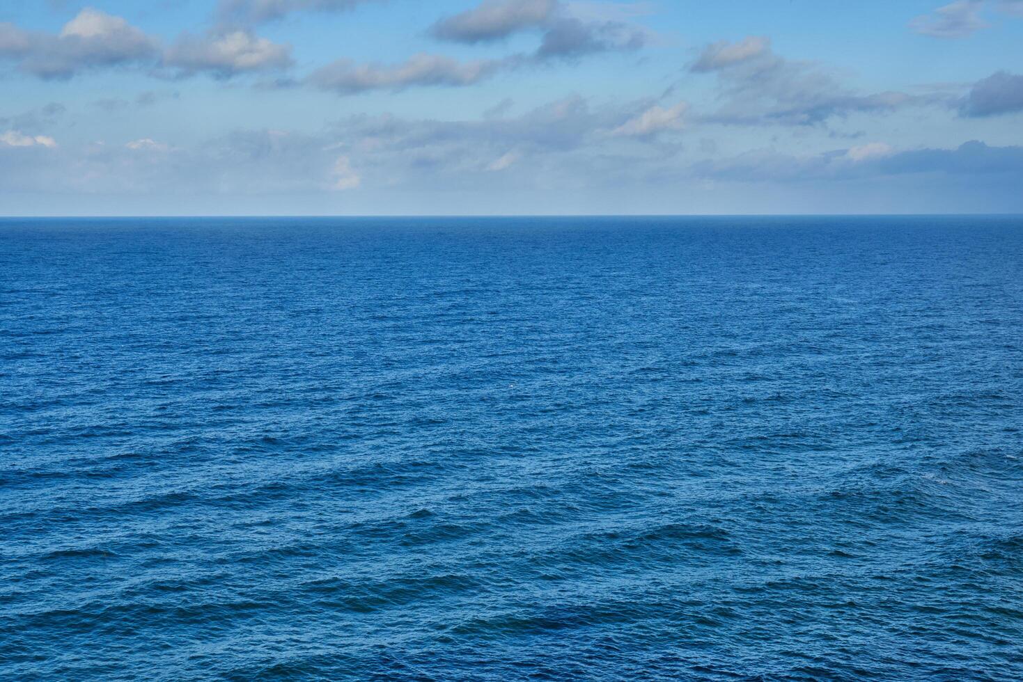 Winter sea and sky photo